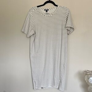 Buffalo David Bitton Black and White Striped Mini Dress